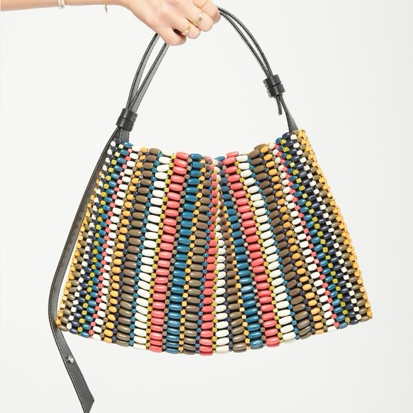 Simon Miller Handbags - Simon Miller Multicolored Beaded Puffin Bag